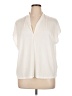 H&M Ivory Short Sleeve Blouse Size XL - photo 1