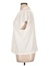 H&M Ivory Short Sleeve Blouse Size XL - photo 5
