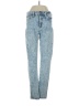 Just Black Hearts Blue Jeans Size 27 waist - photo 1