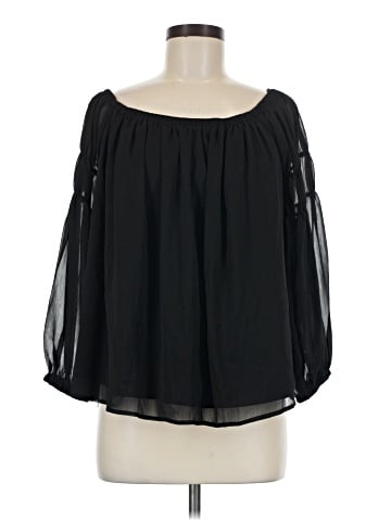 Express Outlet 3/4 Sleeve Blouse (view 1)