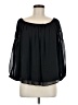 Express Outlet 100% Polyester Black 3/4 Sleeve Blouse Size M - photo 1