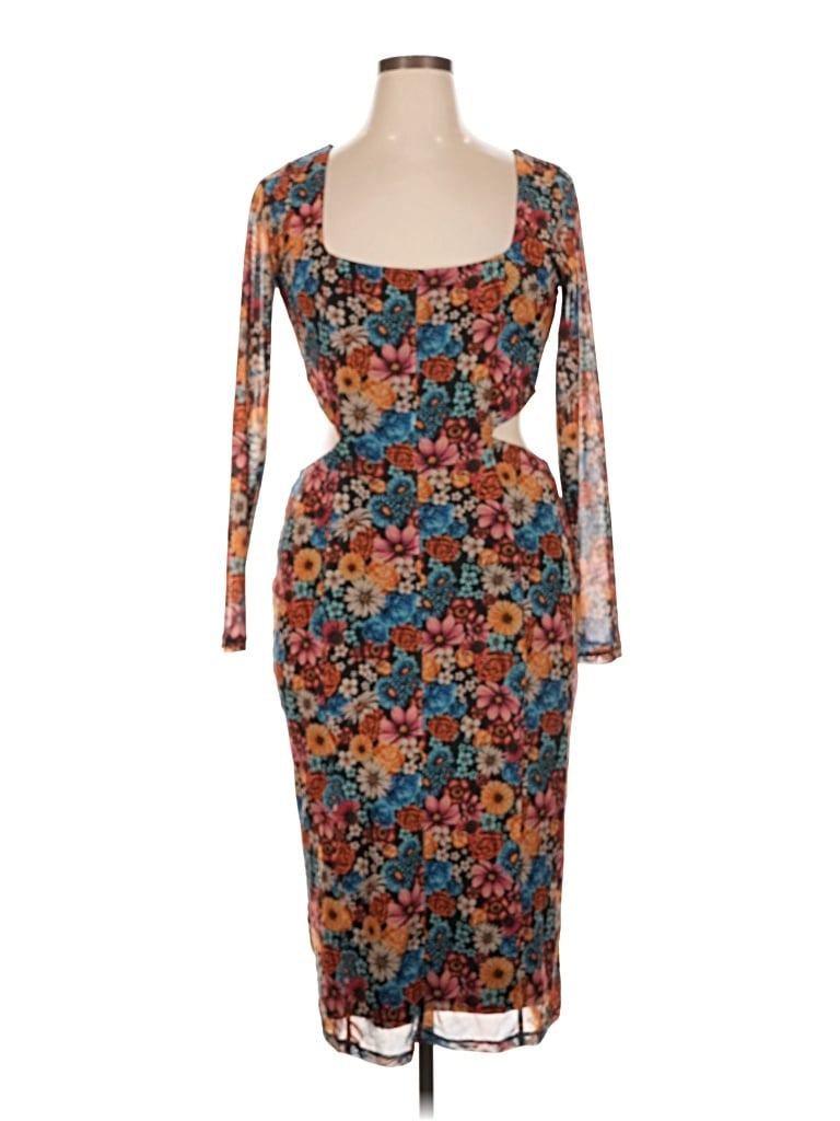 Pre-owned Afrm Cocktail Dress In Black