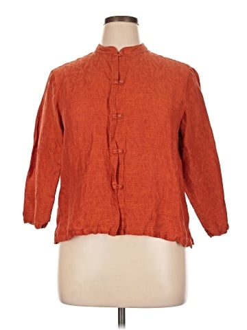Eileen Fisher 3/4 Sleeve Button-Down Shirt (view 1)