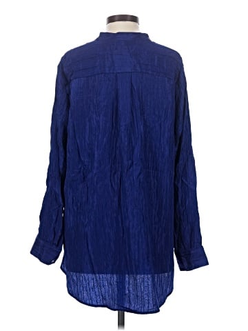 Eileen Fisher Long Sleeve Silk Top (view 2)