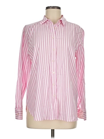 Ann Taylor LOFT Long Sleeve Button-Down Shirt (view 1)