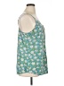 CAbi 100% Rayon Green Sleeveless Blouse Size XL - photo 4