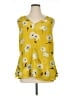 CAbi 100% Polyester Yellow Sleeveless Blouse Size XL - photo 1