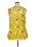 CAbi 100% Polyester Yellow Sleeveless Blouse Size XL - photo 2