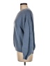 MNG Solid Blue Pullover Sweater Size M - photo 5