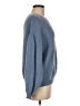 MNG Solid Blue Pullover Sweater Size M - photo 4