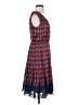Halogen 100% Polyester Print Purple Casual Dress Size 4 - photo 4