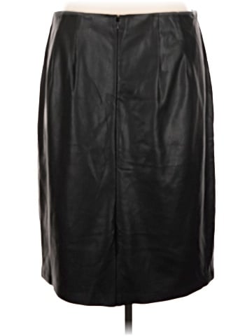 ELOQUII Faux Leather Skirt (view 2)