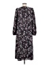 Ann Taylor Floral Black Casual Dress Size M - photo 2
