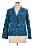 Talbots Paisley Blue Blazer Size 14 - photo 1
