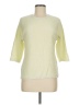 Chico's 100% Cotton Solid Yellow Sweatshirt Size M (estimated) - photo 1