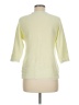 Chico's 100% Cotton Solid Yellow Sweatshirt Size M (estimated) - photo 2