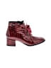 Assorted Brands Burgundy Ankle Boots Size EU 38 - photo 1