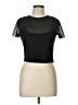Hollister 100% Polyester Black Short Sleeve Top Size L - photo 1