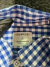 Crewcuts Checkered-gingham Blue Long Sleeve Button-Down Shirt Size 16 - photo 3