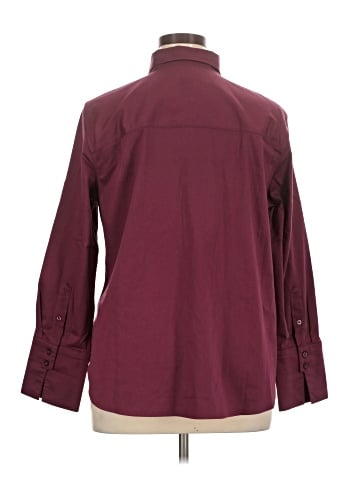 Chico's 3/4 Sleeve Button-Down Shirt (view 2)