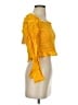 Lost + Wander Yellow 3/4 Sleeve Blouse Size S - photo 4