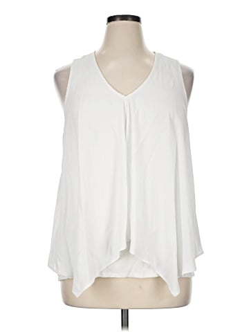 Green Envelope Sleeveless Blouse (view 1)