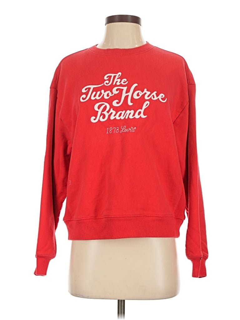 Pre-owned Levi's Sweatshirt In Red