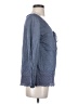 J.Crew 100% Cotton Blue 3/4 Sleeve Blouse Size 2 - photo 4