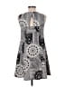 Zara Basic Graphic Gray Casual Dress Size M - photo 2
