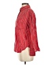 Gap 100% Linen Stripes Red Long Sleeve Button-Down Shirt Size XS - photo 5