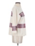 St. John Checkered-gingham Ivory Wool Pullover Sweater Size S - photo 4