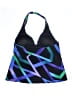 Jamaica Bay Graphic Blue Swimsuit Top Size XL (estimated) - photo 2