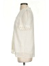 Unbranded 100% Polyester Ivory Short Sleeve Blouse Size S - photo 5