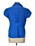 DressBarn Blue Short Sleeve Blouse Size L - photo 2