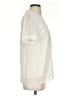 Unbranded 100% Polyester Ivory Short Sleeve Blouse Size S - photo 4