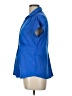 DressBarn Blue Short Sleeve Blouse Size L - photo 5