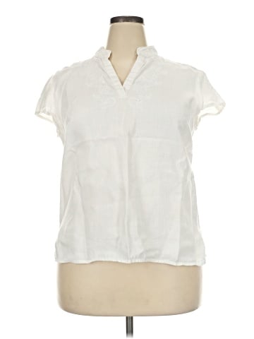 Style&Co Short Sleeve Blouse (view 1)