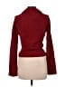 Maje 100% Leather Solid Red Leather Jacket Size EU (FR) 38 / US 6 - photo 2