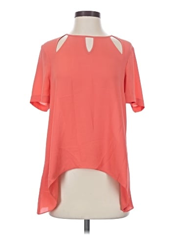 BCBGMAXAZRIA Short Sleeve Blouse (view 1)