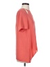 BCBGMAXAZRIA 100% Polyester Orange Short Sleeve Blouse Size S - photo 4
