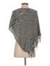 BCBGMAXAZRIA Gray Poncho One size - photo 2