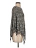 BCBGMAXAZRIA Gray Poncho One size - photo 4