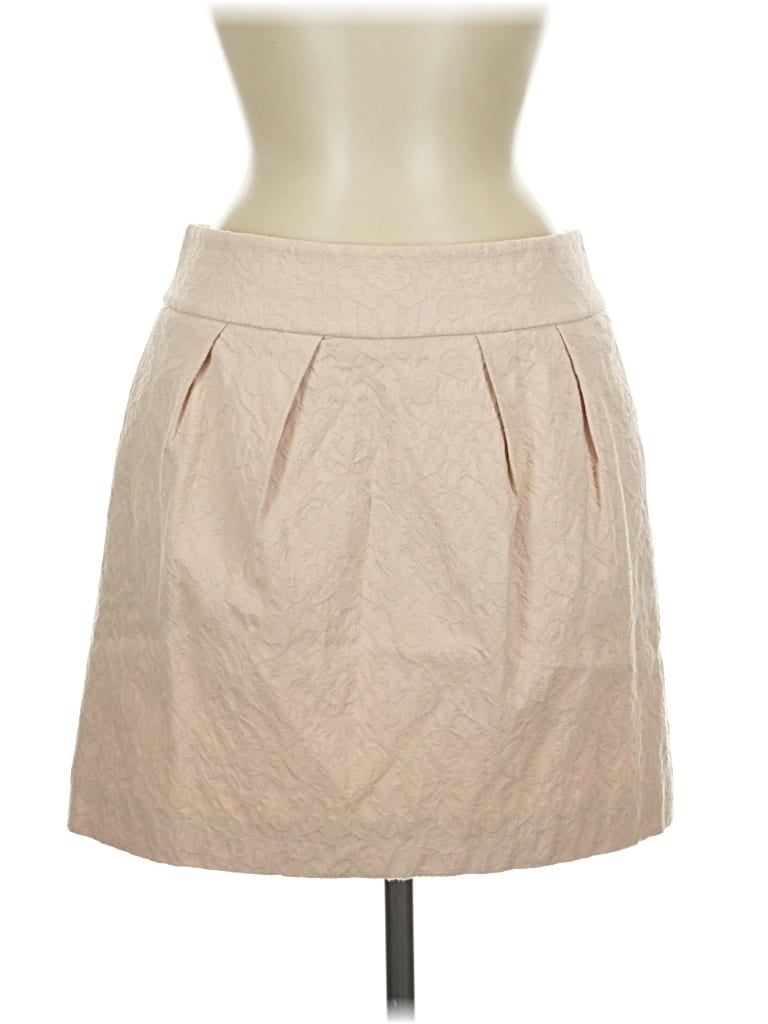 Pre-owned Zara Casual Skirt In Tan