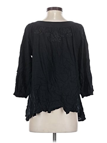 Vintage America Blues 3/4 Sleeve Blouse (view 2)