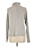 Cyrus Metallic Silver Turtleneck Sweater Size L - photo 2