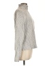 Cyrus Metallic Silver Turtleneck Sweater Size L - photo 4