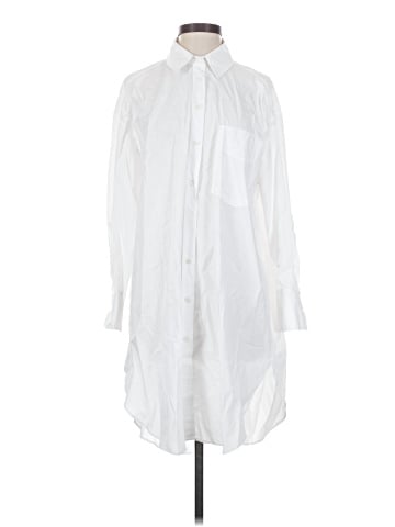 Zara 3/4 Sleeve Button-Down Shirt (view 1)