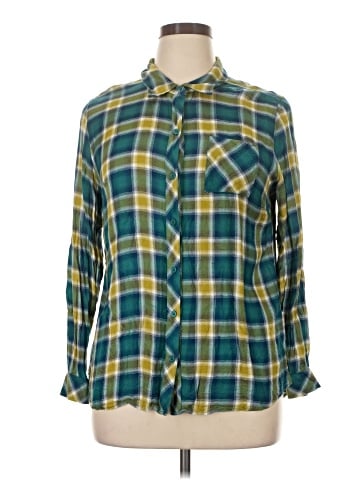 Christopher & Banks Long Sleeve Button-Down Shirt (view 1)