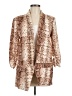 Bar III Animal Print Tan Blazer Size M - photo 1
