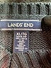 Lands' End 100% Cotton Solid Black Pullover Sweater Size 15 - 16 - photo 3